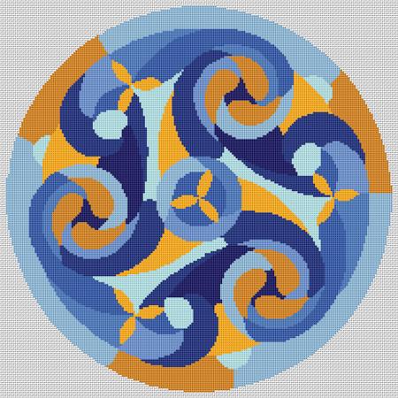 Celtic Shield - Blue